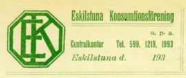 Eskilstuna Konsumtionsförening logga u å