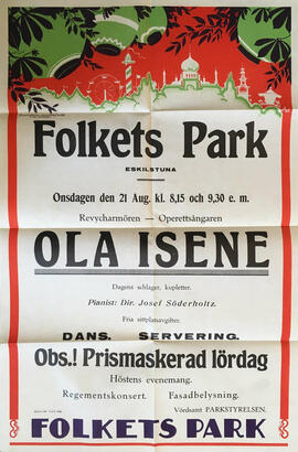 Folkparken teateraffisch Ola Isene