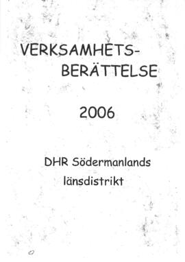 Verksamhetsberättelse 2006