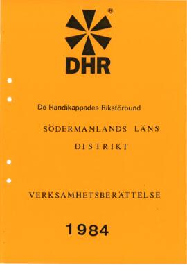 Verksamhetsberättelse 1984