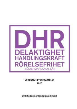 Verksamhetsberättelse 2020