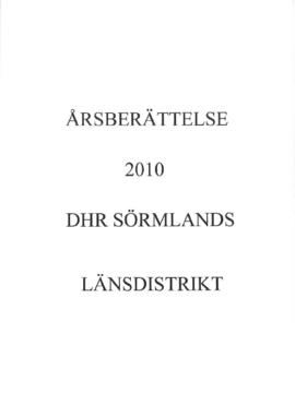 Verksamhetsberättelse 2010