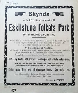 Folkparken anslag