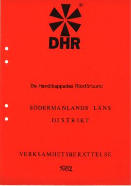 Verksamhetsberättelse 1982