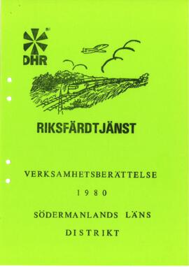 Verksamhetsberättelse 1980