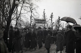 Första maj demonstration i folkparken U Å