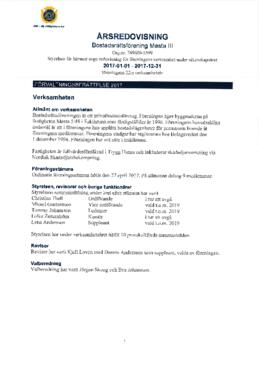 Årsredovisning 2017