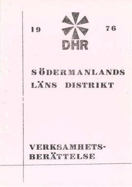 Verksamhetsberättelse 1976