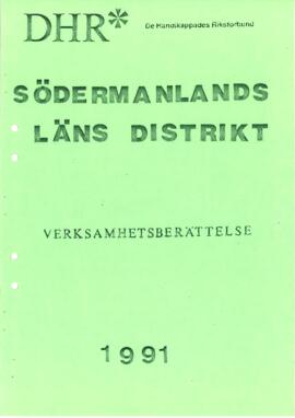 Verksamhetsberättelse 1991