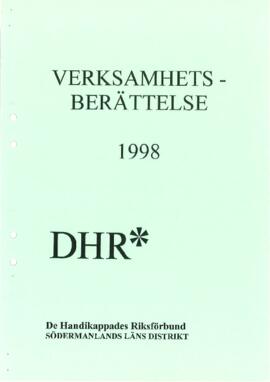 Verksamhetsberättelse 1998