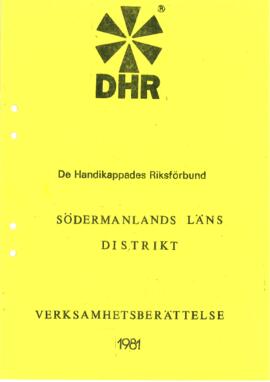 Verksamhetsberättelse 1981