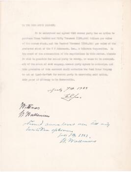 Korrespondens Amerikakontoret 1918-1927