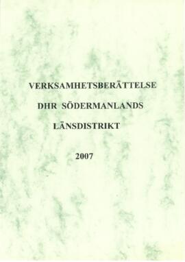 Verksamhetsberättelse 2007