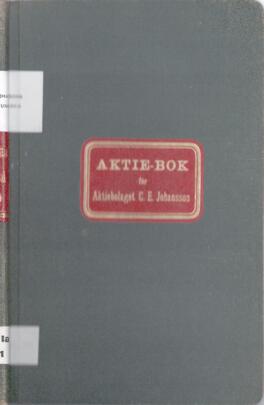 Aktieböcker 1911-1917