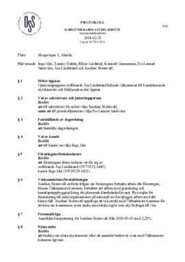 Protokoll 2018-02-25