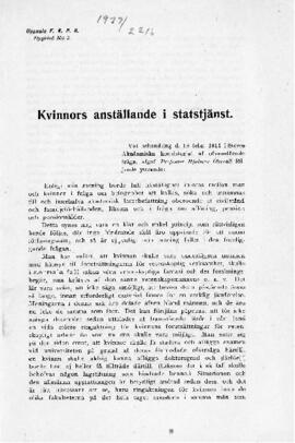 Flygblad Nr 3