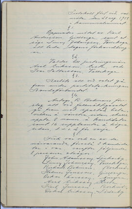 Protokollbok Tolfta Sockenförening 1923-1940 [Fol. 21v]