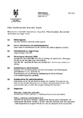 protokoll 2009-09-12