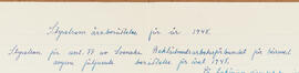 Beklädnadsarbetareförbundet avd 010-012 sektion Enköping - annual report (1948)