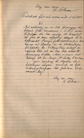 Protokoll 1901-03-12