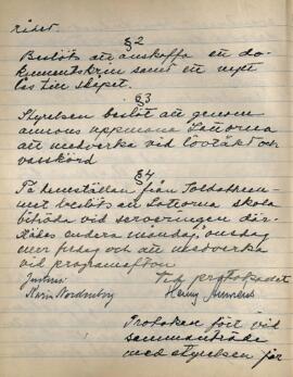 Styrelseprotokoll 1941-08-22