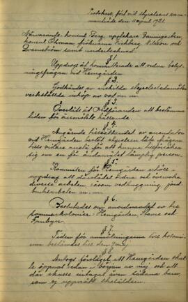 Styrelseprotokoll 1921-04-11
