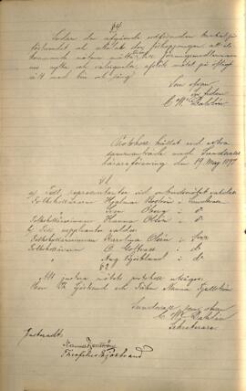 Protokoll 1897-05-19