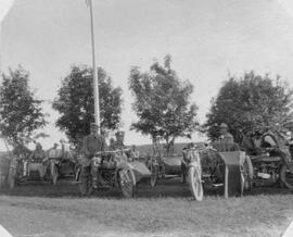 Fotografi, Sällskap i samband med bilutflykt, Nälden, 1919-07-08