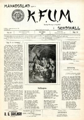Månadsblad, K.F.U.M i Sundsvall, Nr 8, 1916