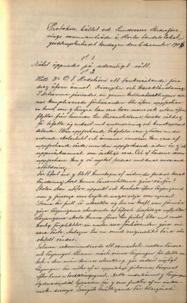 Protokoll 1906-12-06