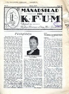Månadsblad, K.F.U.M i Sundsvall, Nr 2, 1937