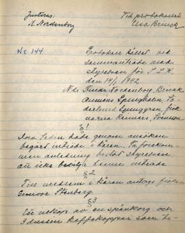 Styrelseprotokoll 1942-01-14