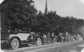 Fotografi, Bilutflykt, Sundsvall, 1919-08-10
