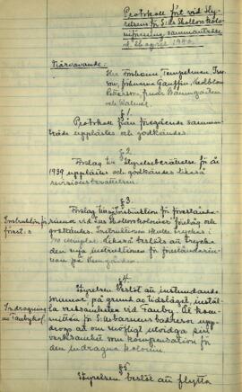 Styrelseprotokoll 1940-04-26