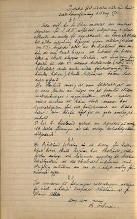 Protokoll 1901-05-15