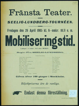 Affisch nr 2520, teater