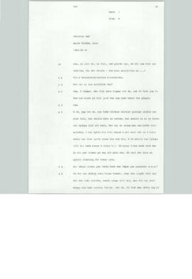 Transkribering, Intervju med Alicy Åström, Alnö, Band 1, sida B, 1982-06-16