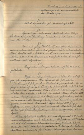 Protokoll 1902-10-30
