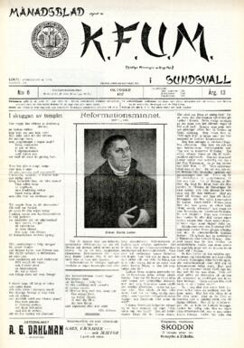 Månadsblad, K.F.U.M i Sundsvall, Nr 6, 1917
