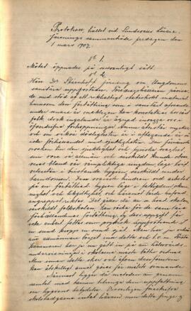 Protokoll 1907-03-01