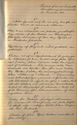 Protokoll 1903-11-30