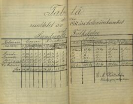 Tablå över barnantal, viktökning och hälsotillstånd 1911