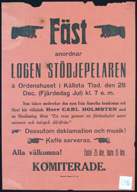 Affisch nr 1396, fest