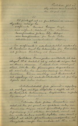 Styrelseprotokoll 1918-04-23