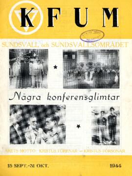 Månadsblad, K.F.U.M i Sundsvall, Nr 5-6, 1944