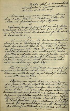 Styrelseprotokoll 1909-12-05