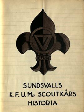 Dagbok för KFUM:s scoutkår i Sundsvall 1911-1926