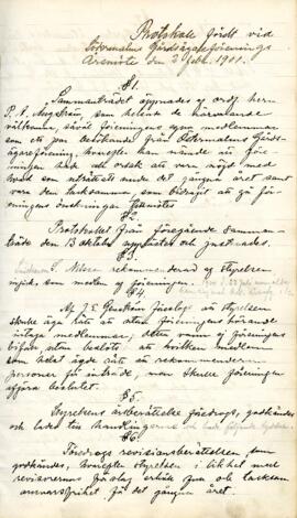 Årsmötesprotokoll 1901-02-02