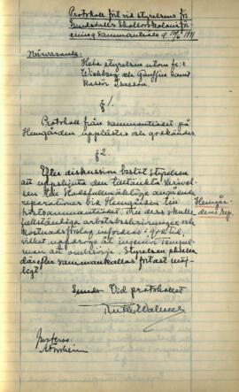 Styrelseprotokoll 1941-06-10