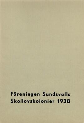 Års- och revisionsberättelse 1938